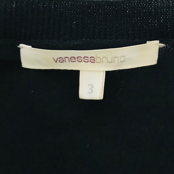 Vanessa Bruno button-front flutter sleeve sweater - Picture 3 of 3